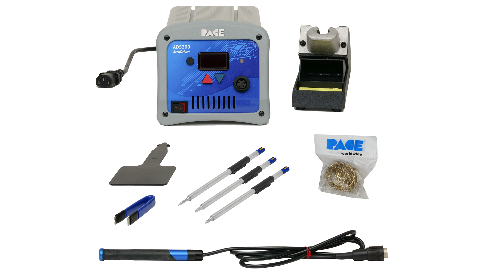 ADS200 AccuDrive Soldering Station With TD-200 & 3 Tip Bundle | Pace ...