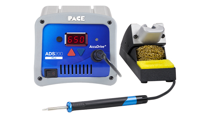 ADS200 PLUS AccuDrive® Production Soldering Station with TD-200 Tip-Heater Cartridge Iron