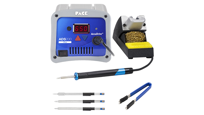 ADS200 PLUS AccuDrive® Soldering Station with TD-200, ISB Cubby & 3 Tip Bundle (120V Only)