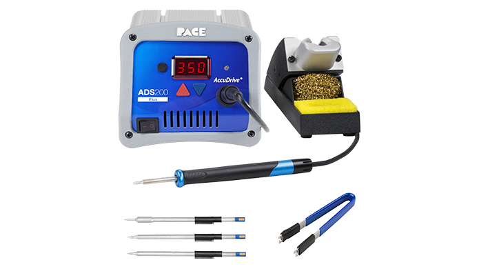 ADS200 PLUS AccuDrive® Soldering Station with TD-200, ISB Cubby & 3 Tip Bundle (230V Only)