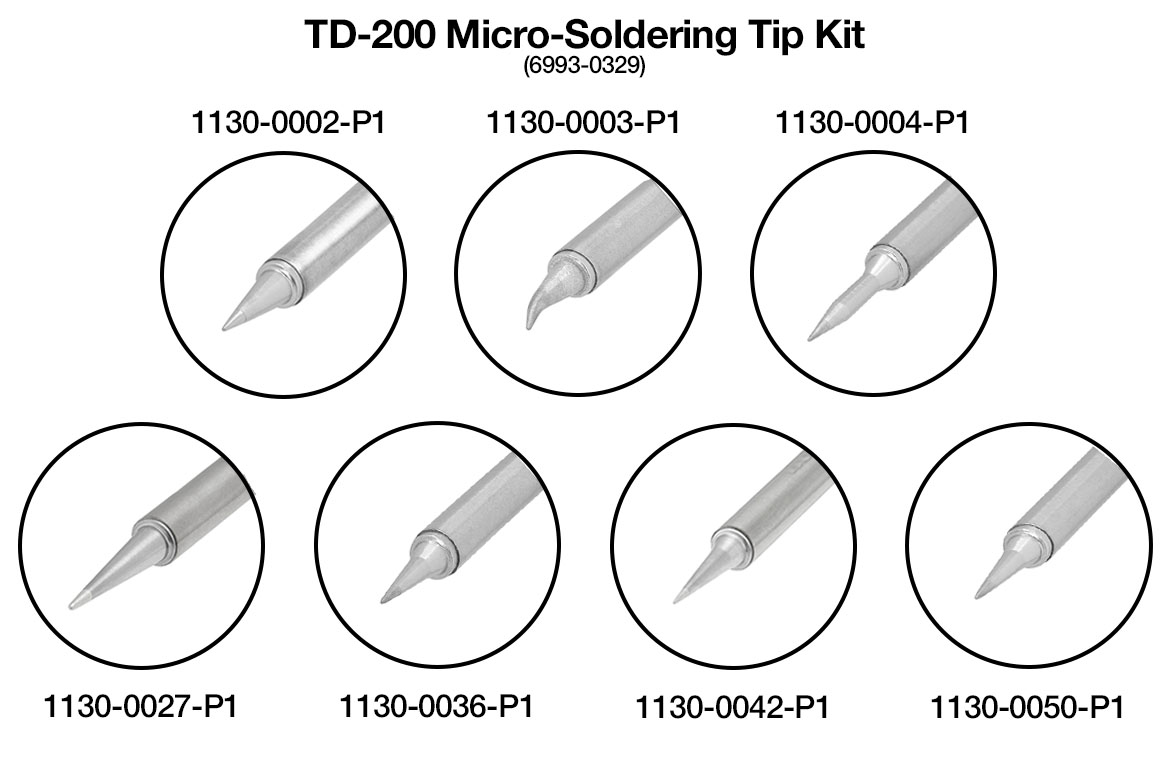 TD-200 Micro-Soldering Tip-Kit (7)