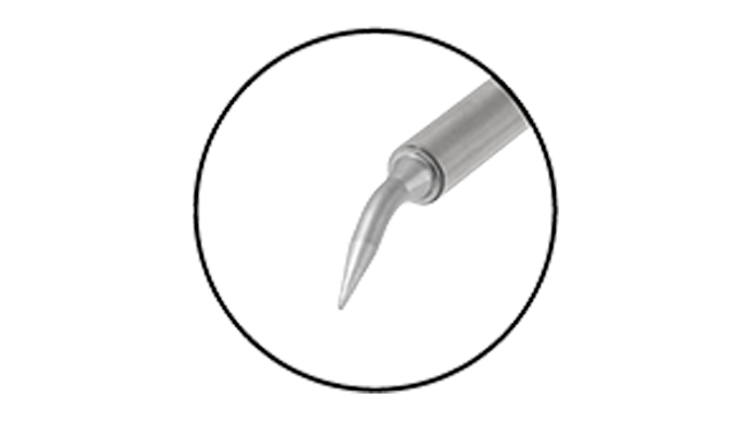1/64" Conical Sharp Bent 30˚ Extended Tip
